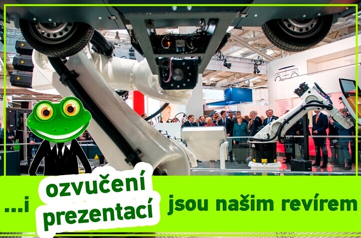 spojení při prezentacích přednášející posluchač